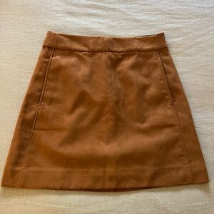J. Crew Women's A-Line Skirt in Tan